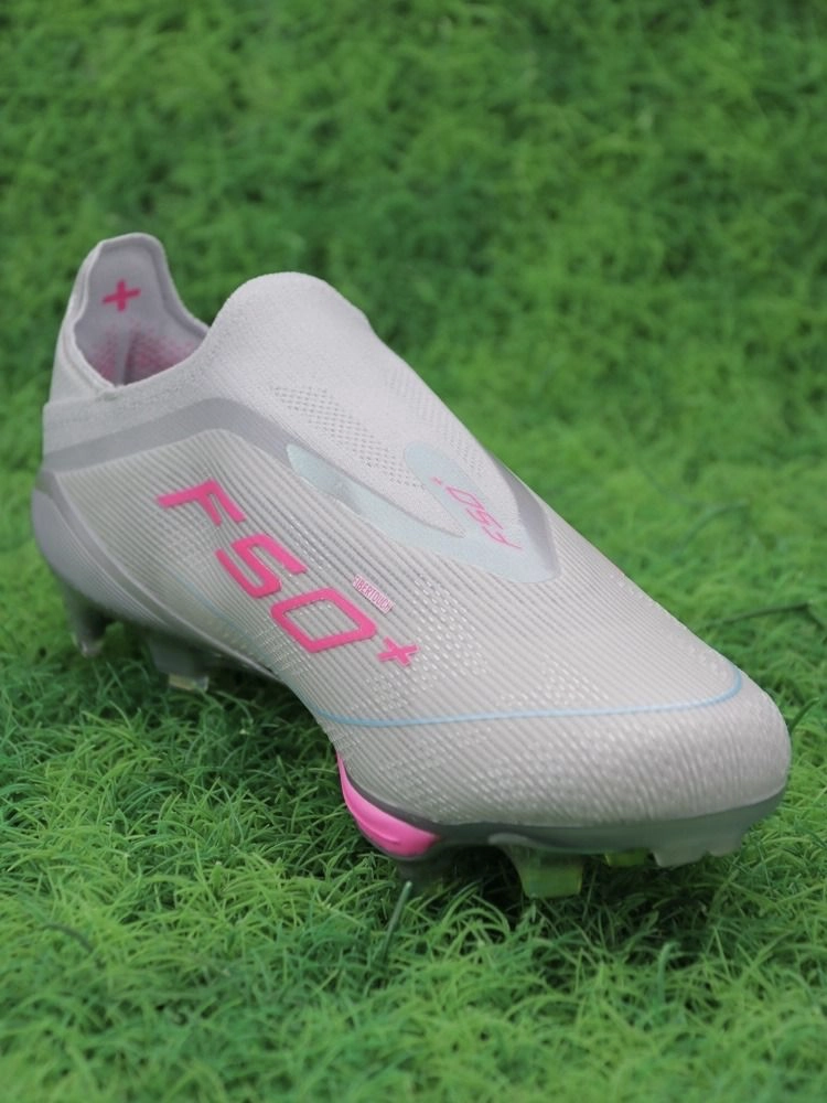 adidas F50+ Elite Laceless FG Silver Pink