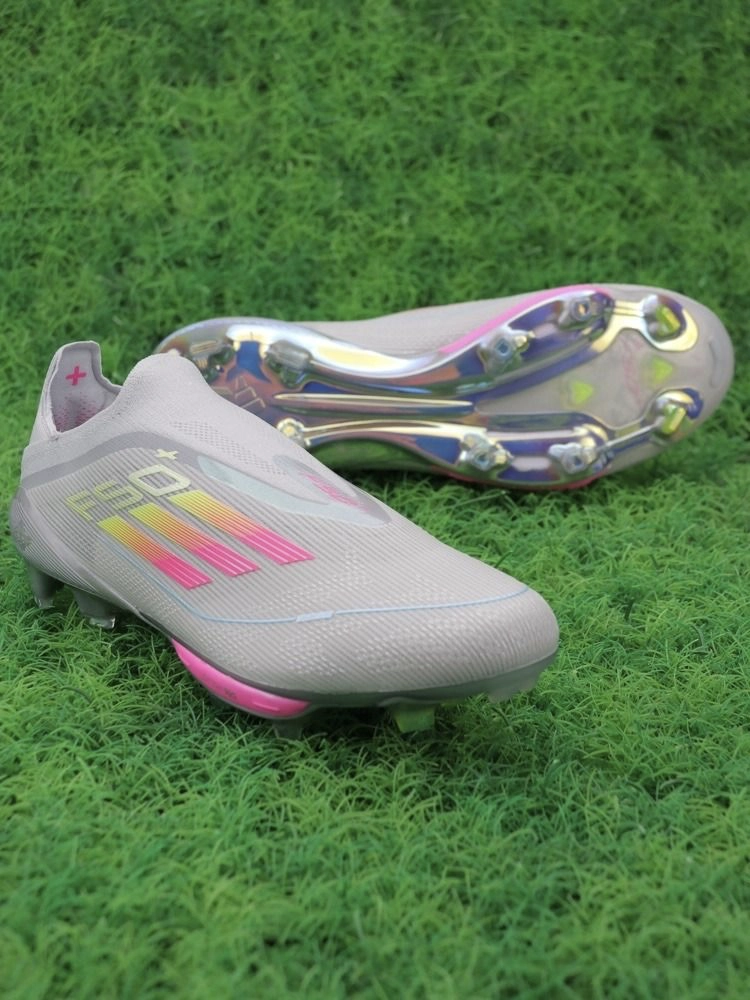 adidas F50+ Elite Laceless FG Silver Pink