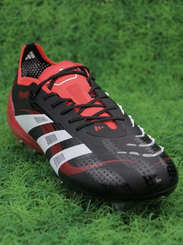 adidas Predator Elite Laceless FG 2025 Moments - Black/White/Vivid Red