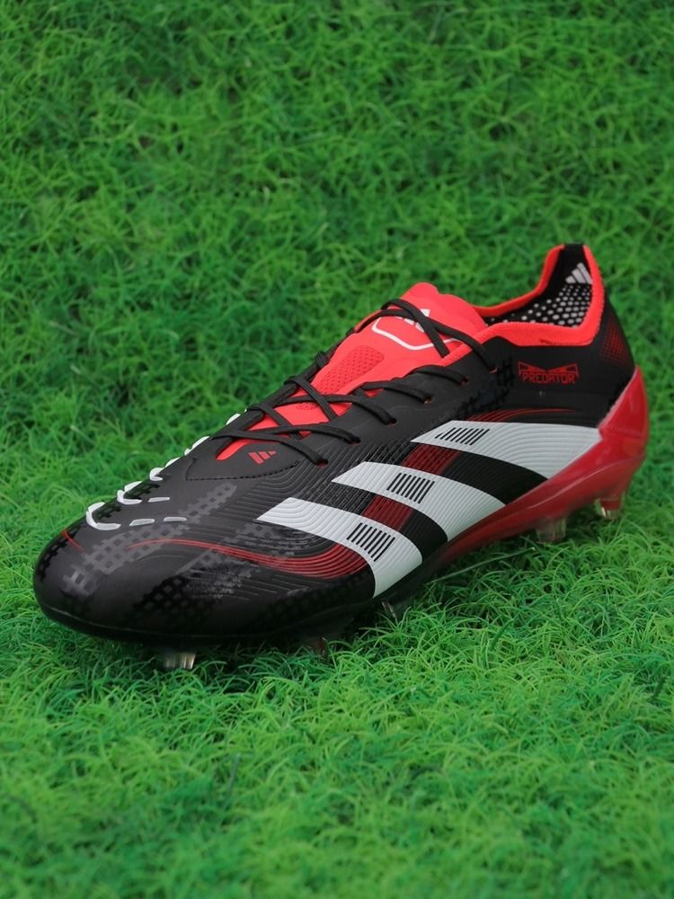 adidas Predator Elite Laceless FG 2025 Moments - Black/White/Vivid Red
