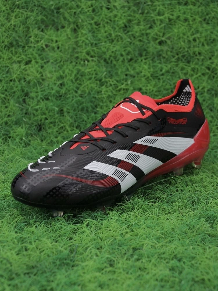 adidas Predator Elite Laceless FG 2025 Moments - Black/White/Vivid Red