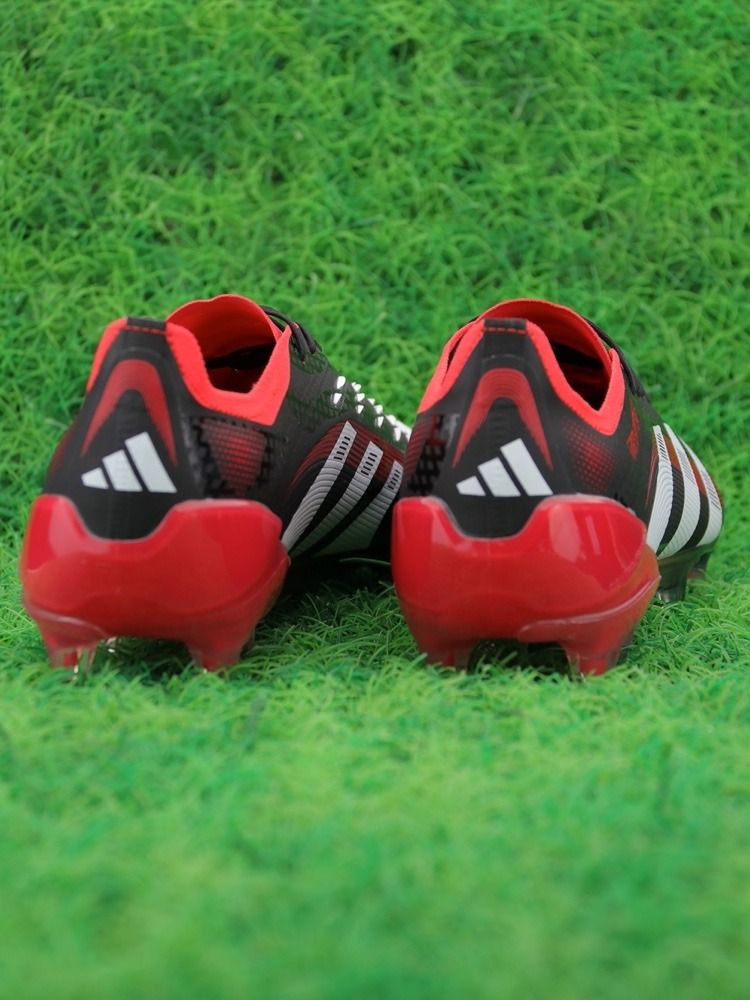 adidas Predator Elite Laceless FG 2025 Moments - Black/White/Vivid Red