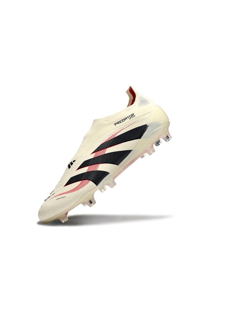 adidas Predator Elite Laceless FG Off White Core Black Pure Ruby