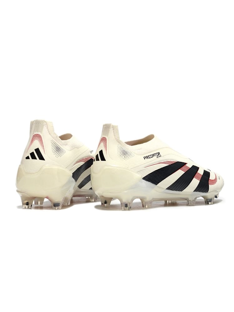 adidas Predator Elite Laceless FG Off White Core Black Pure Ruby