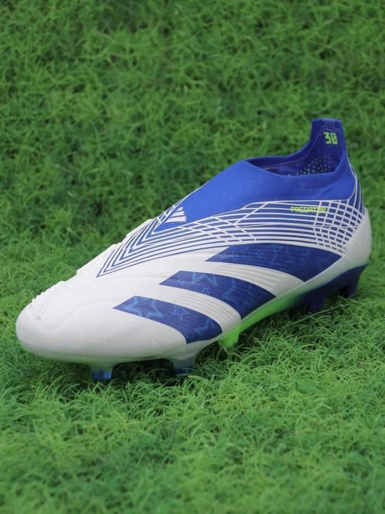 Adidas Predator Elite Laceless FG White Blue Green