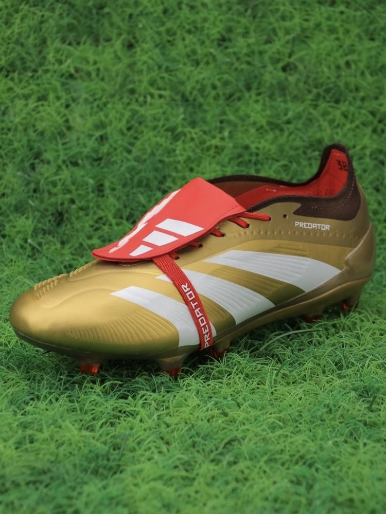 adidas Predator Elite Tongue FG - Gold/White/Red