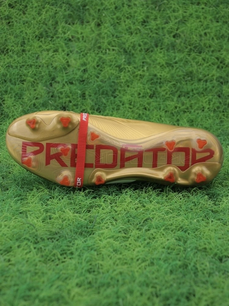 adidas Predator Elite Tongue FG - Gold/White/Red