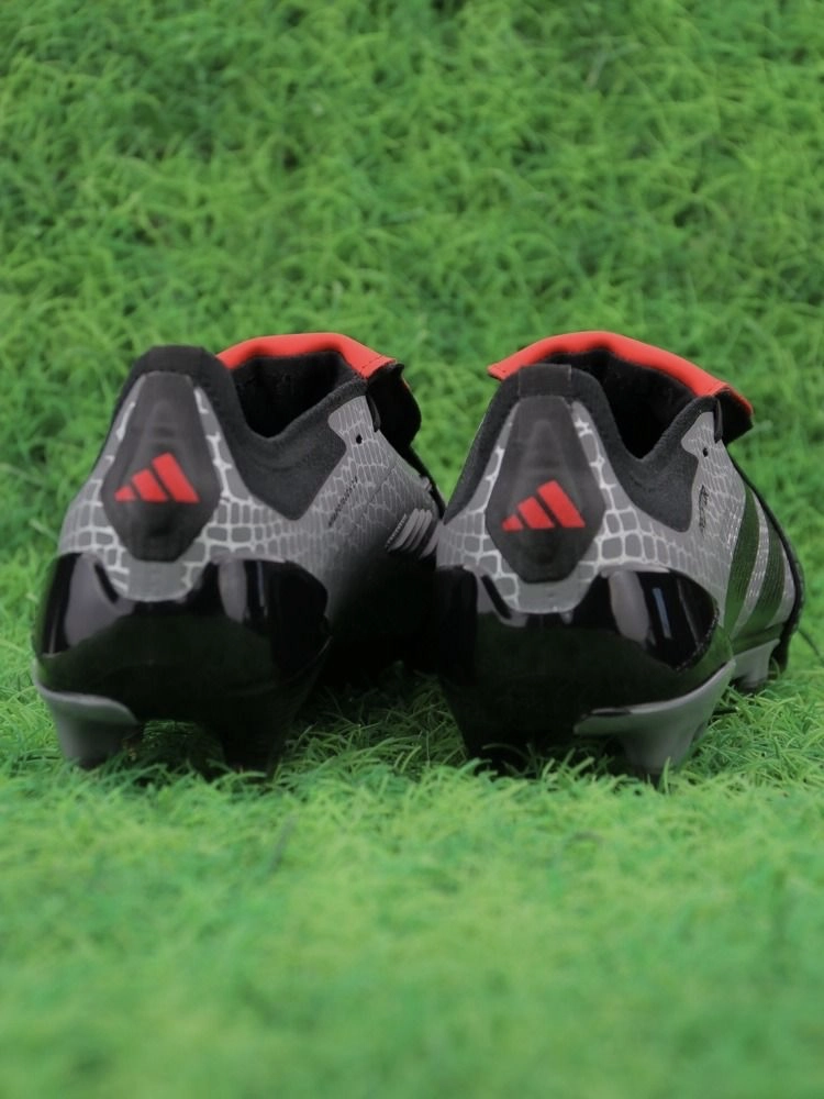 adidas Predator Elite Tongue FG Gray Black Red