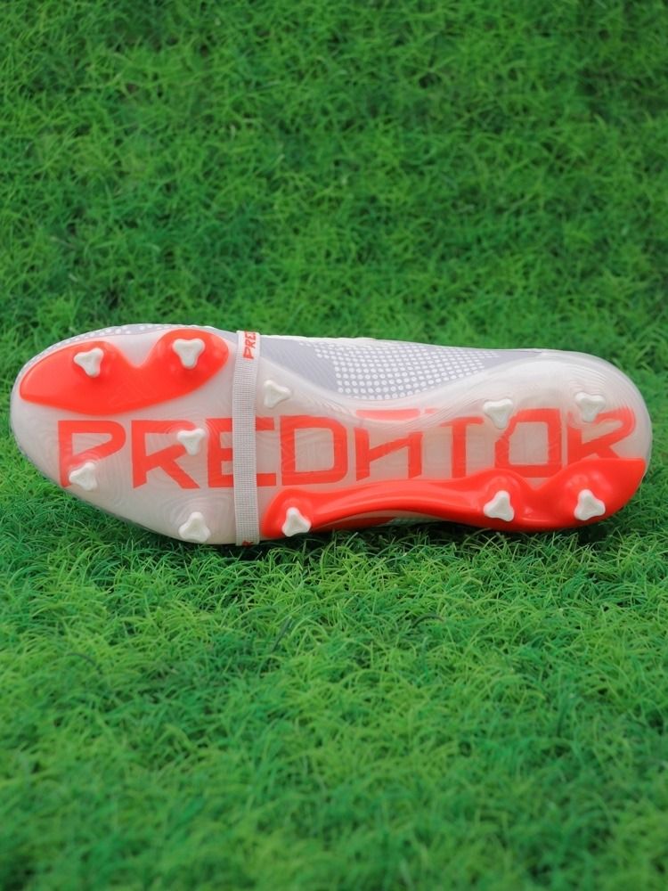 adidas Predator Elite Tongue FG Gray Crimson White