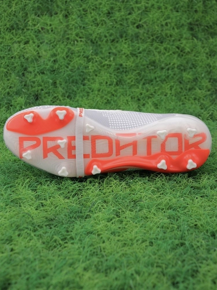 adidas Predator Elite Tongue FG Gray Crimson White