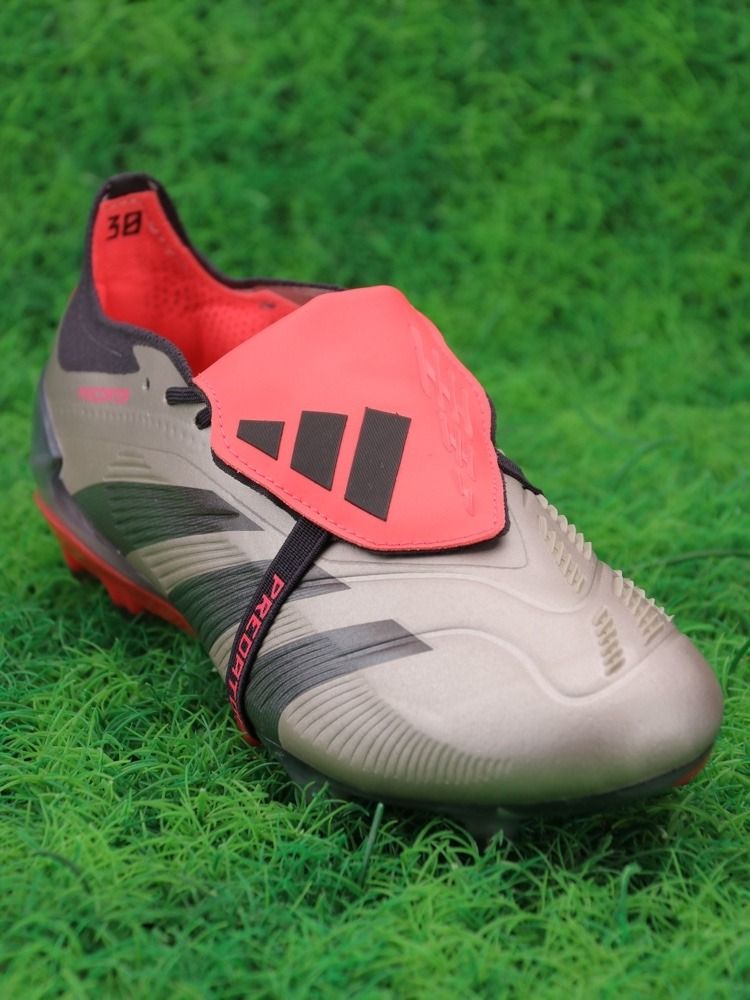 adidas Predator Elite Tongue FG Vivid Horizon - Platin Metallic/Aurora Black/Turbo