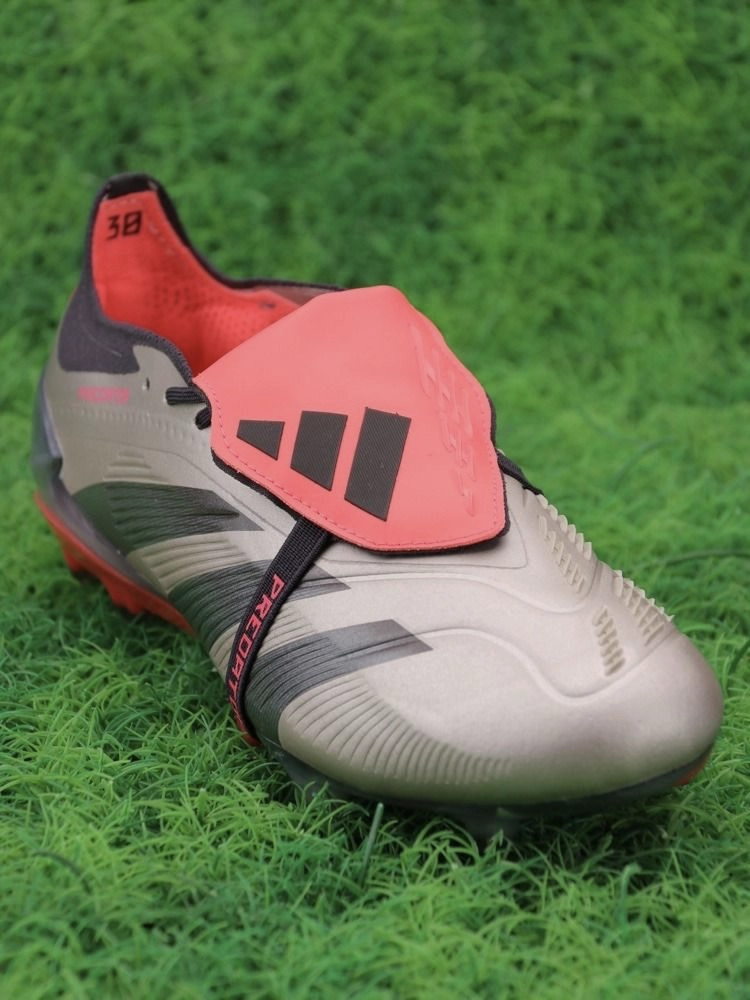 adidas Predator Elite Tongue FG Vivid Horizon - Platin Metallic/Aurora Black/Turbo