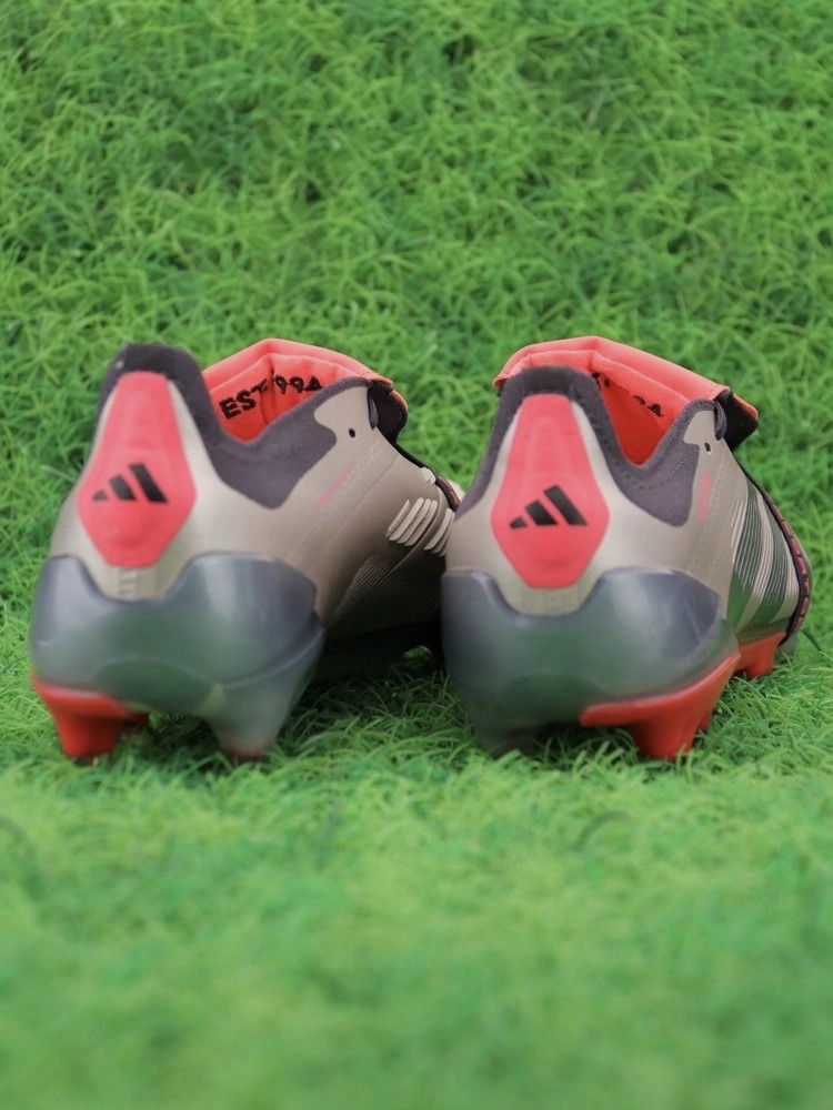 adidas Predator Elite Tongue FG Vivid Horizon - Platin Metallic/Aurora Black/Turbo