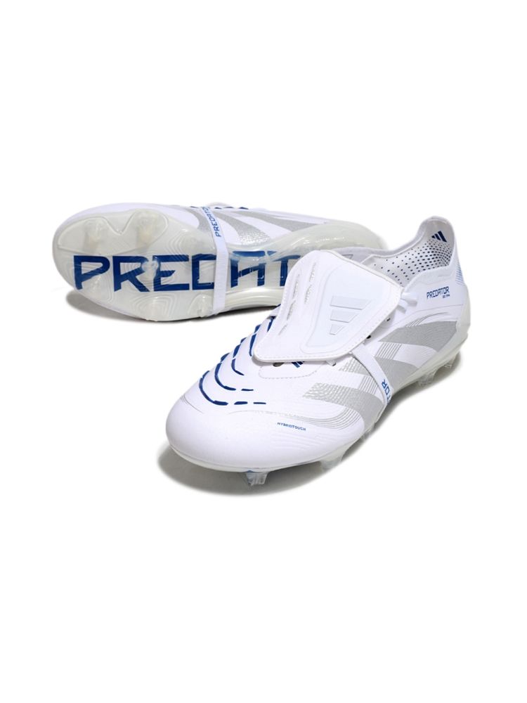 adidas Predator Elite Tongue FG White Silver Metallic Bright Royal