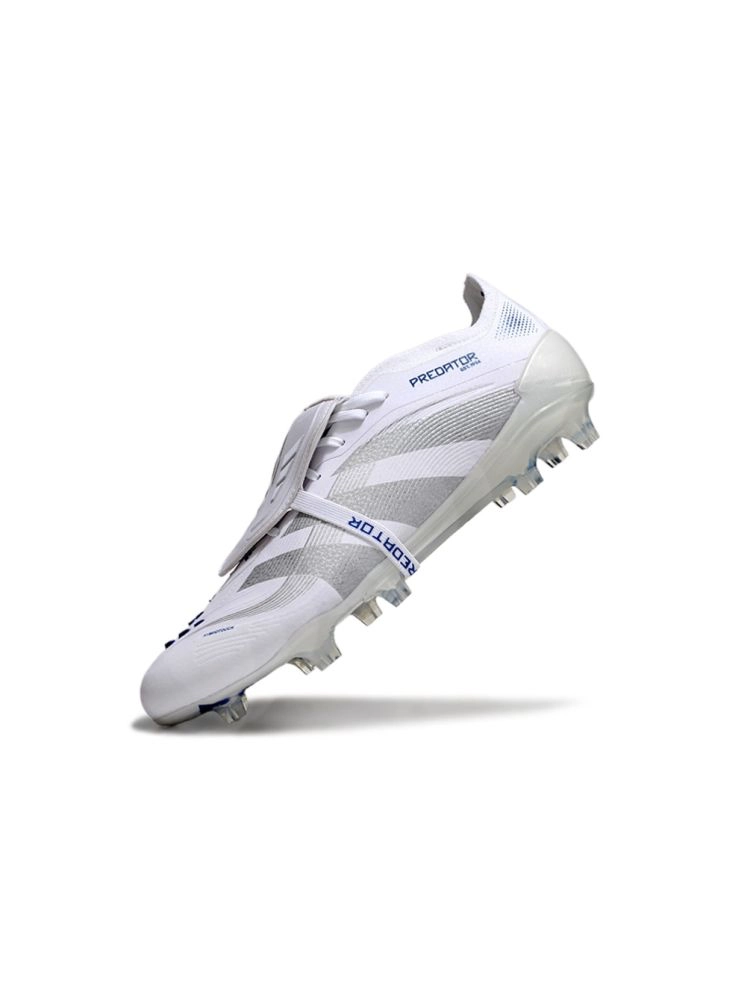 adidas Predator Elite Tongue FG White Silver Metallic Bright Royal
