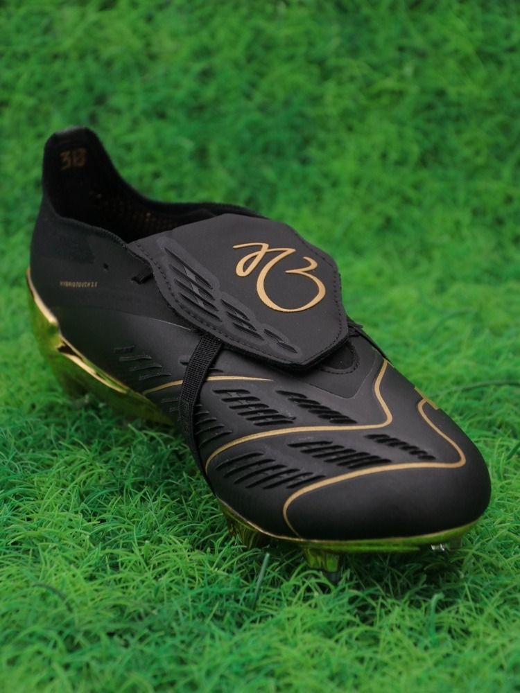 adidas Predator x Bellingham Elite Tongue FG - Core Black/Core Black/Gold Met