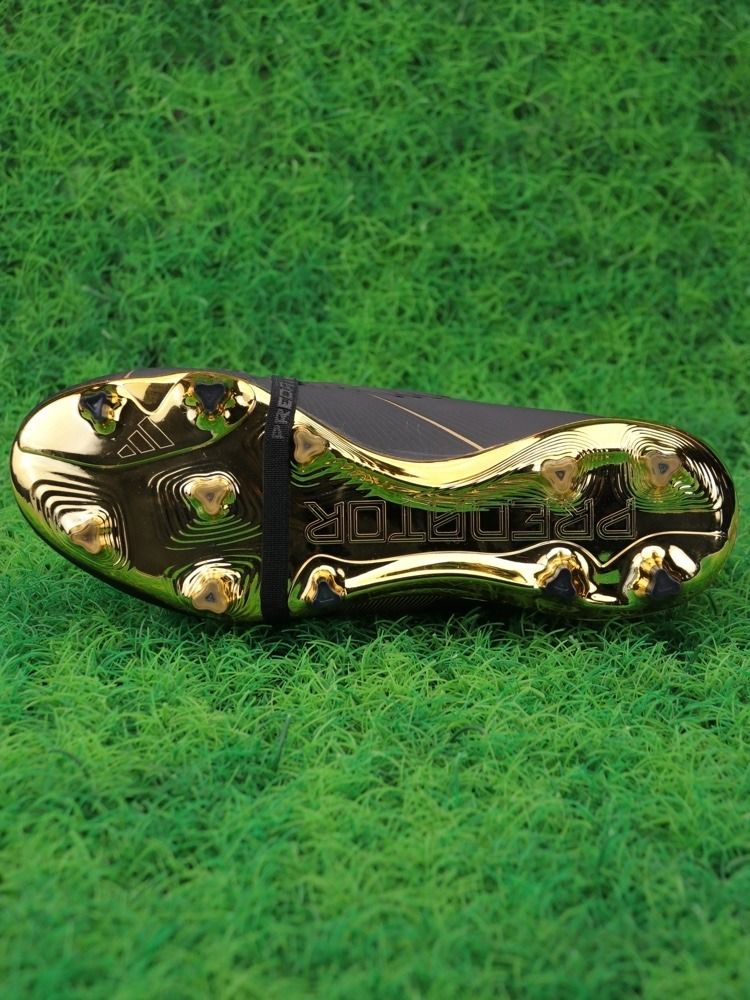 adidas Predator x Bellingham Elite Tongue FG - Core Black/Core Black/Gold Met