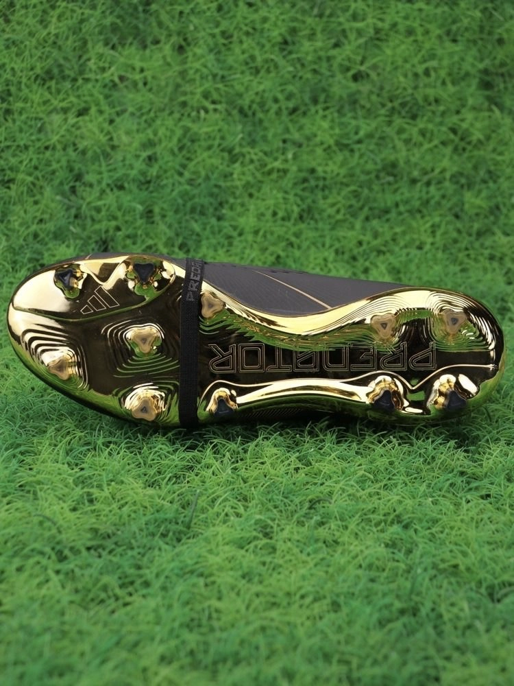 adidas Predator x Bellingham Elite Tongue FG - Core Black/Core Black/Gold Met