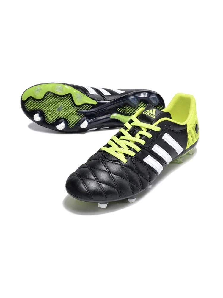 adidas Adipure 11Pro FG - Black/Running White/Solar Slime