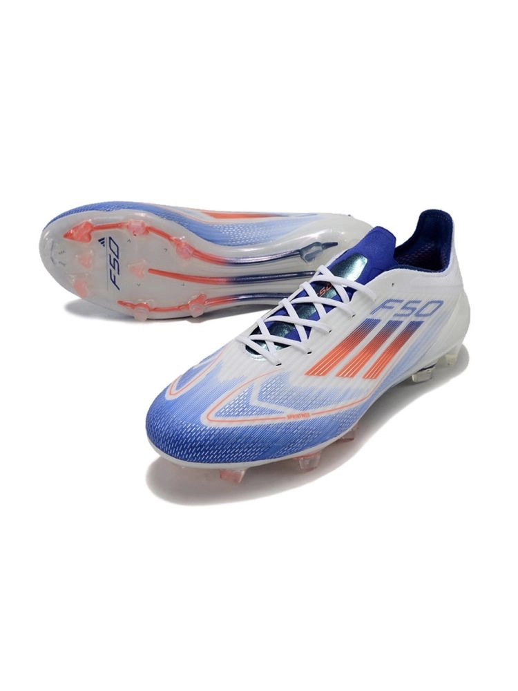 adidas F50 Elite FG Advancement - Footwear White/Solar Red/Lucid Blue