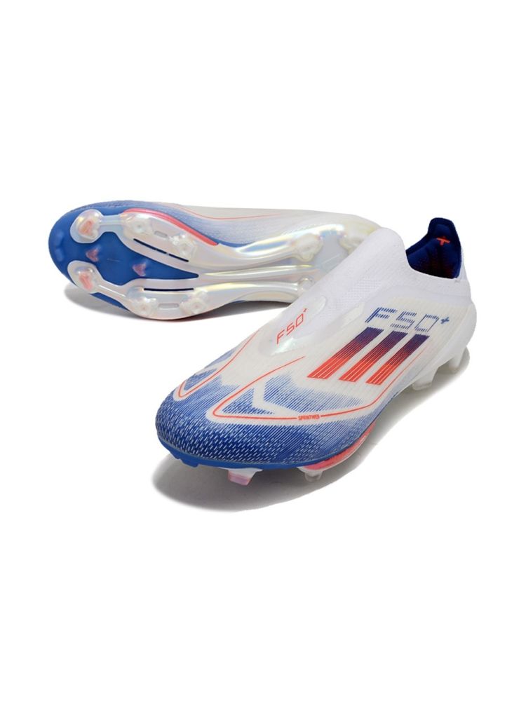 adidas F50+ Elite FG Advancement - Footwear White/Solar Red/Lucid Blue