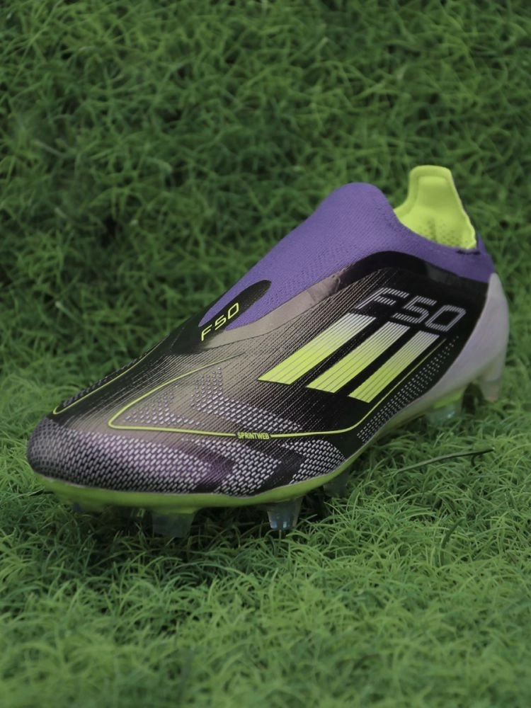 adidas F50 Elite Laceless FG Fast Reborn - Unity Purple/Footwear White/Lucid Lemon
