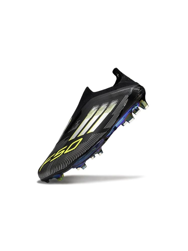 adidas F50+ Elite LightStrike FG Black Silver Volt