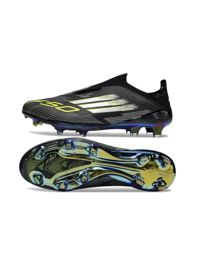 adidas F50+ Elite LightStrike FG Black Silver Volt