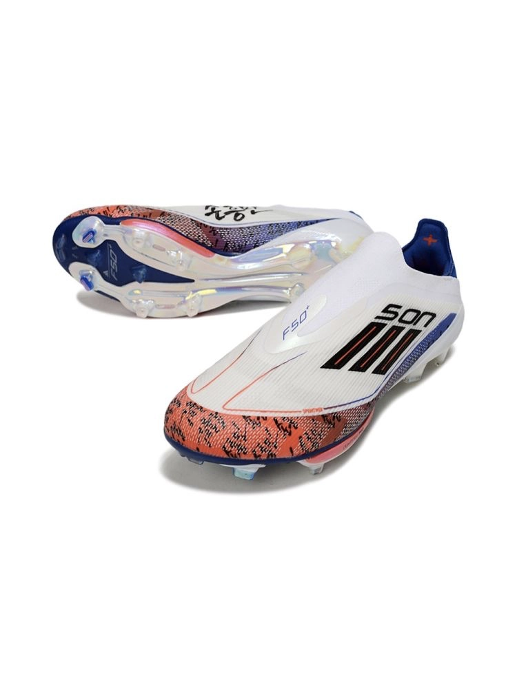 adidas F50+ Elite LightStrike FG White Orange Blue