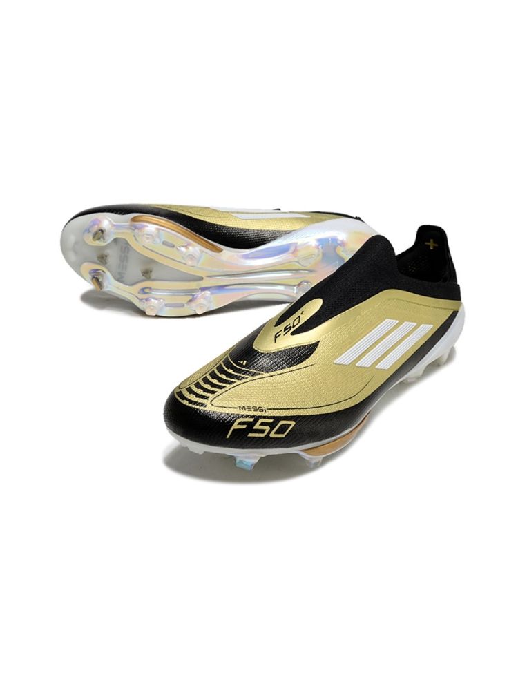 adidas F50+ Messi Elite FG Triunfo Dorado - Gold Metallic/Footwear White/Core Black