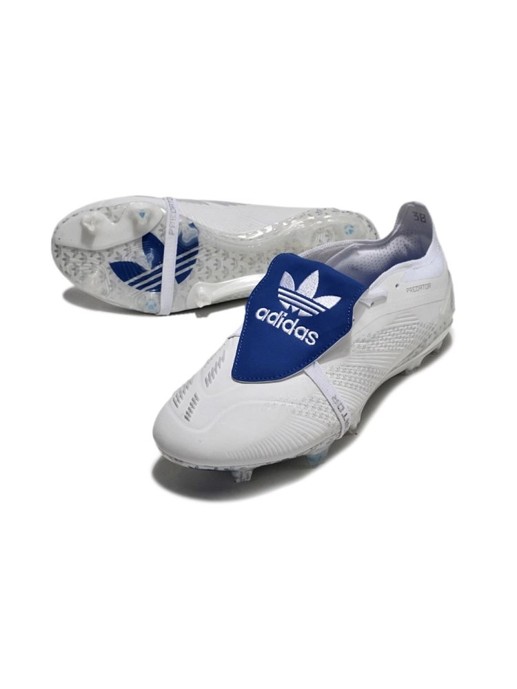 adidas Originals Predator x Beckham Elite Fold-over Tongue FG - Ftwr White/Bluebird/Team Royal Blue