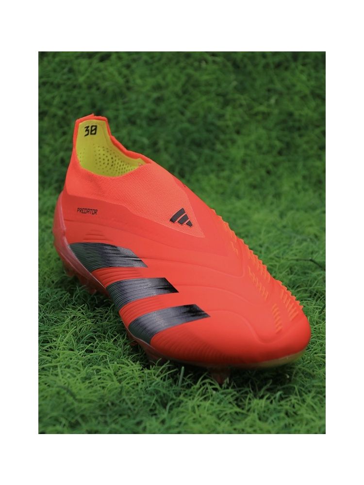 adidas Predator Elite Laceless FG Predstrike - Solar Red/Core Black/Solar Yellow