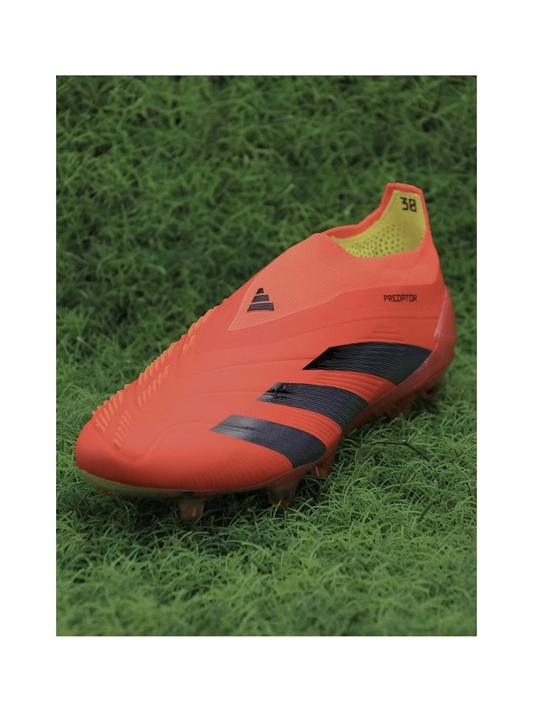 adidas Predator Elite Laceless FG Predstrike - Solar Red/Core Black/Solar Yellow
