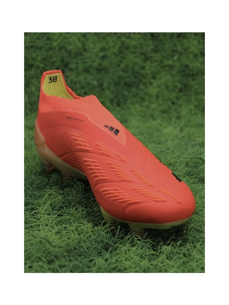 adidas Predator Elite Laceless FG Predstrike - Solar Red/Core Black/Solar Yellow