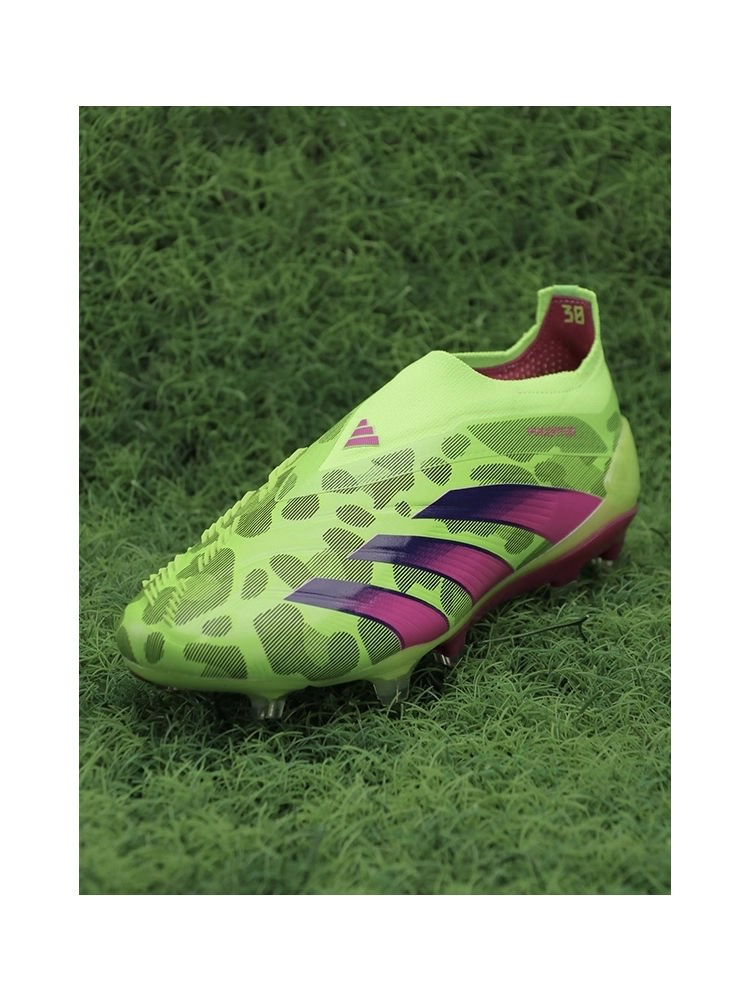 adidas Predator Elite Laceless FG Generation Pred - Solar Green/Shock Pink/Lucid Lemon