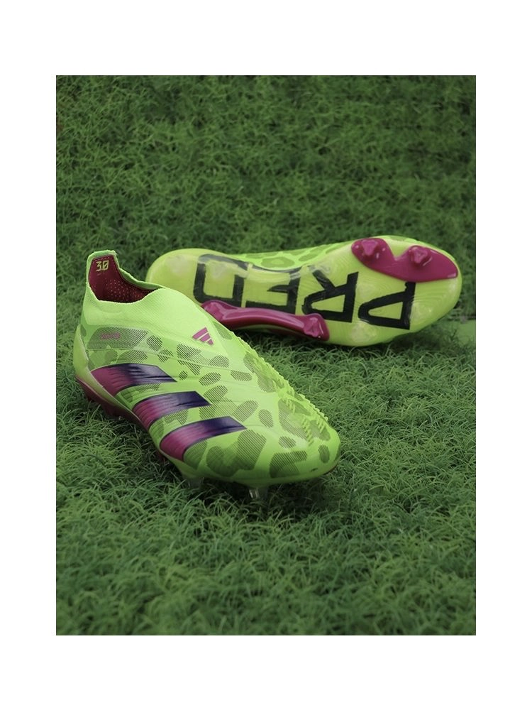 adidas Predator Elite Laceless FG Generation Pred - Solar Green/Shock Pink/Lucid Lemon