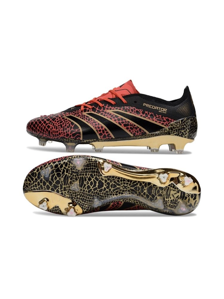 adidas Predator Elite FG - Lucid Red/Gold Metallic/Black