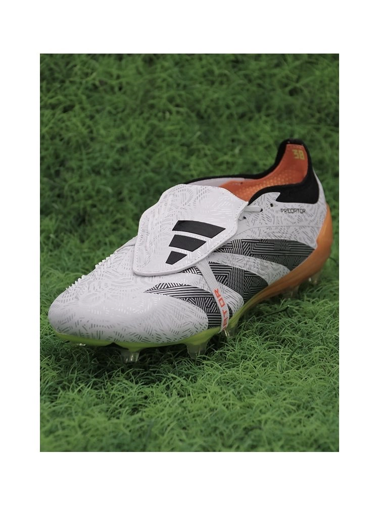 adidas Predator Elite Fold-over Tongue FG Vortex - White/Black