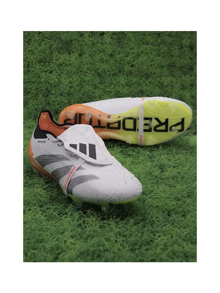 adidas Predator Elite Fold-over Tongue FG Vortex - White/Black