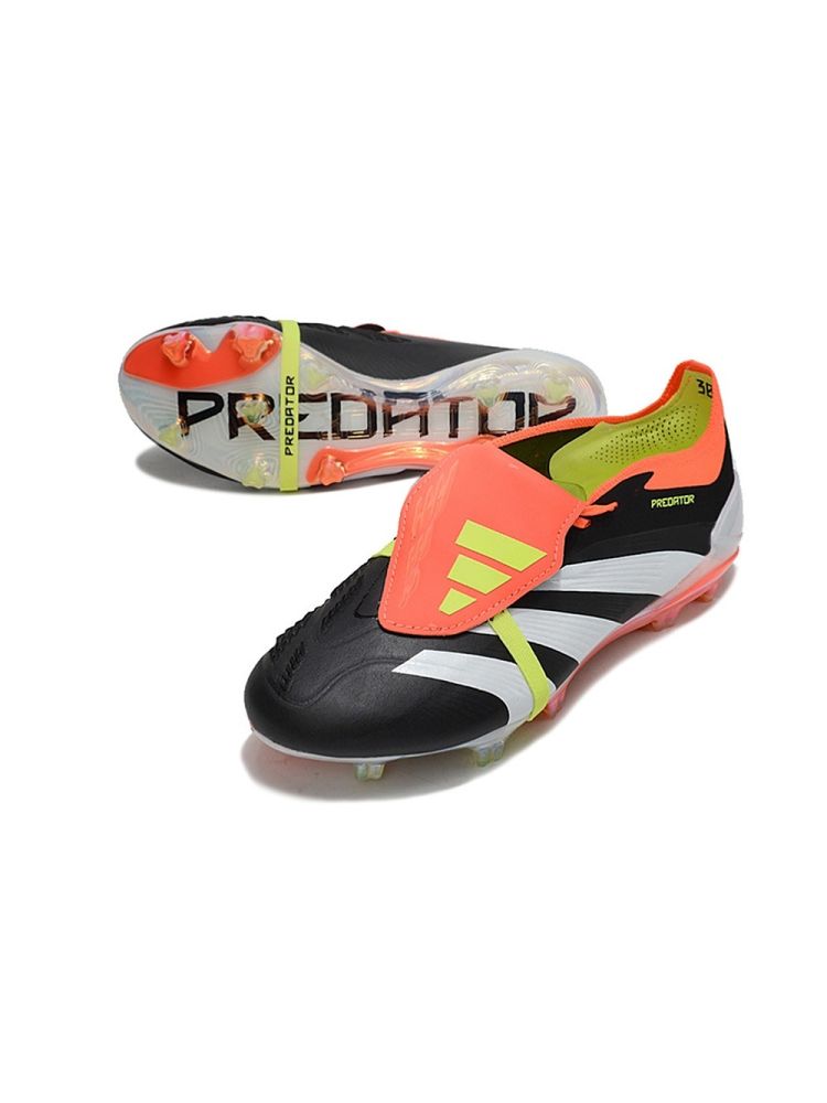 adidas Predator Elite Fold-over Tongue FG Solar Energy - Core Black/Cloud White/Solar Red