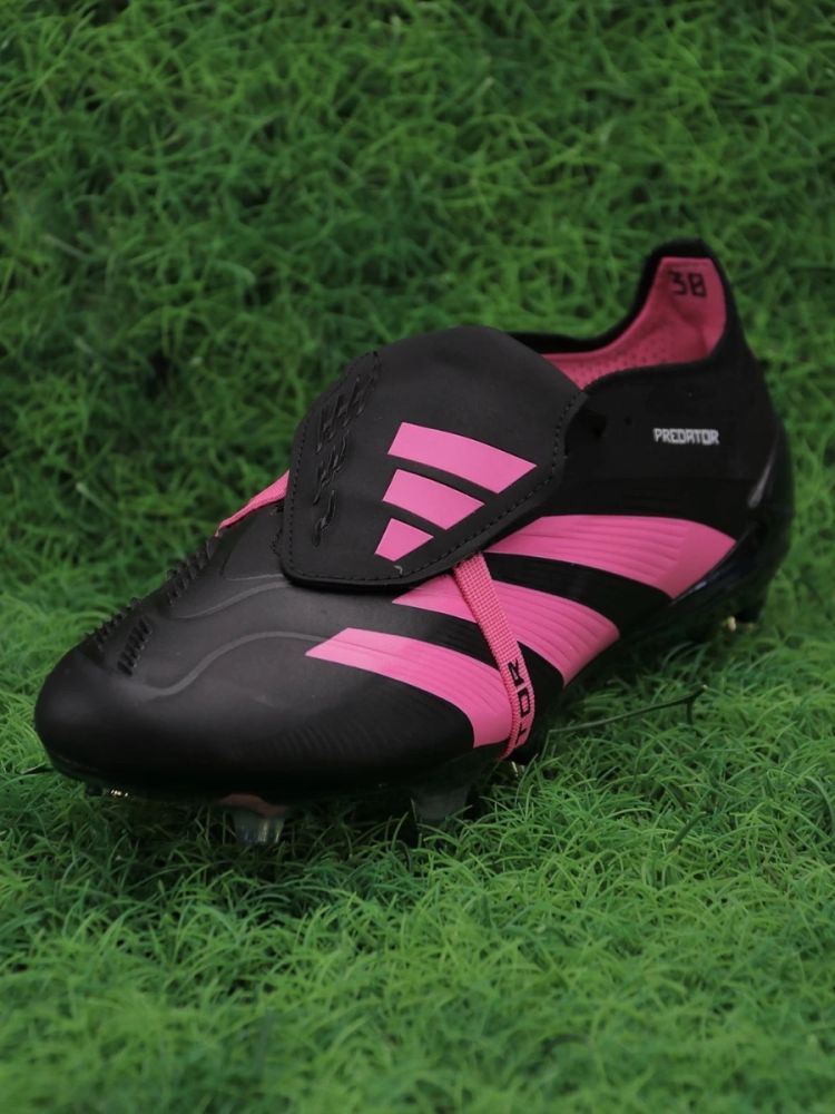 adidas Predator Elite Fold-over Tongue FG - Black/Pink