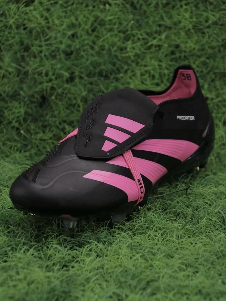 adidas Predator Elite Fold-over Tongue FG - Black/Pink