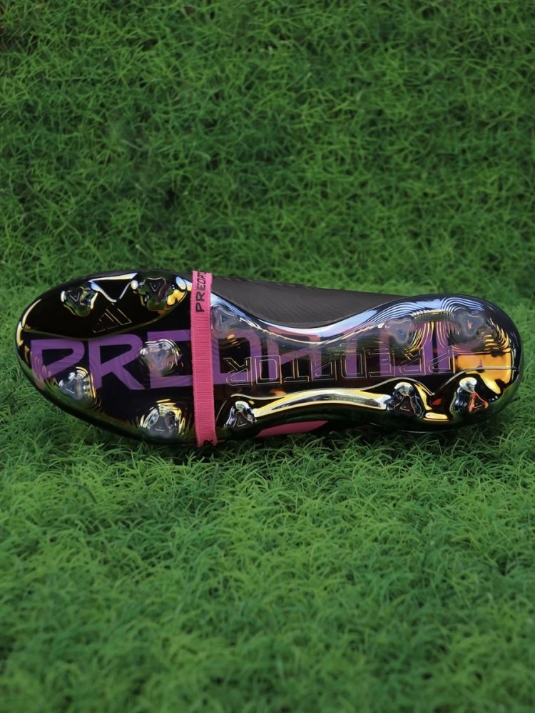 adidas Predator Elite Fold-over Tongue FG - Black/Pink