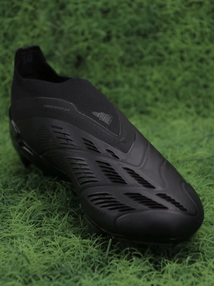 adidas Predator Elite Laceless FG Nightstrike - Black/Iron Metallic