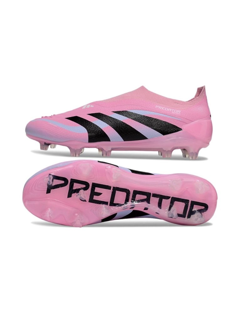 adidas Predator Elite Laceless FG Pink Black