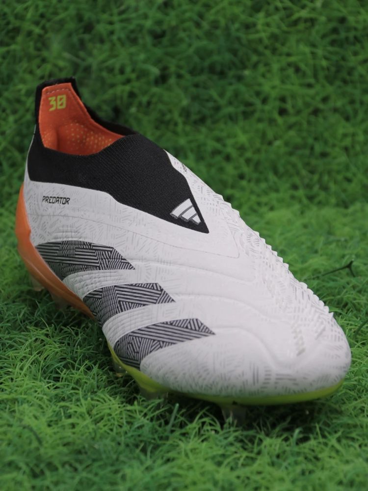 adidas Predator Elite Laceless FG Vortex - White/Black