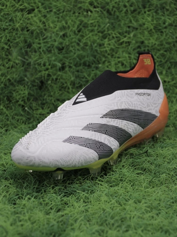 adidas Predator Elite Laceless FG Vortex - White/Black