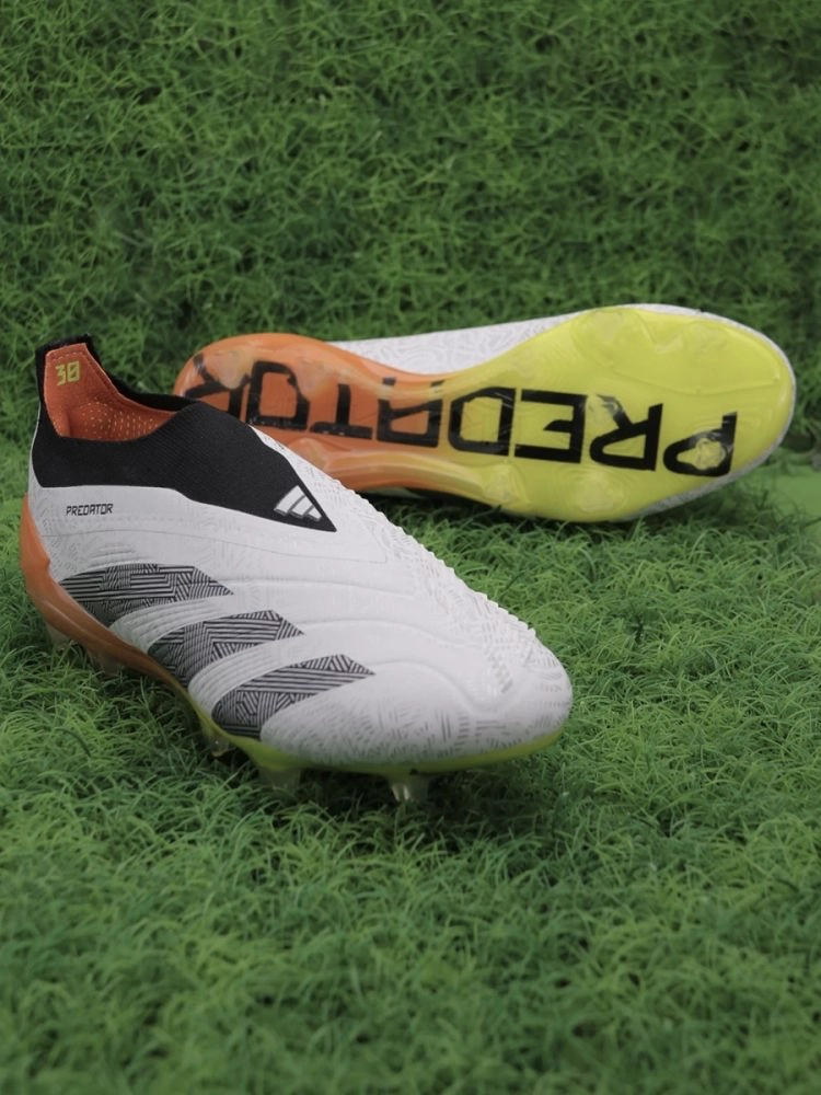 adidas Predator Elite Laceless FG Vortex - White/Black