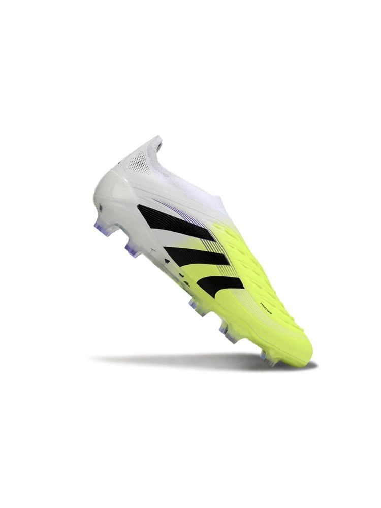 adidas Predator Elite Laceless FG White Black Volt