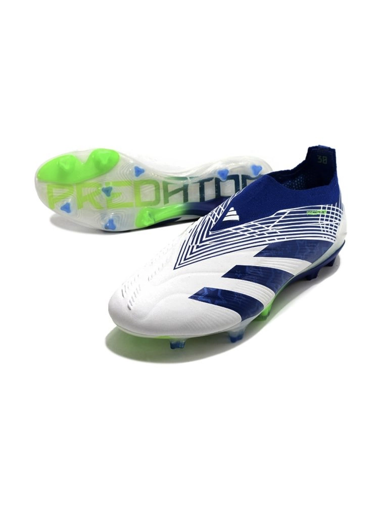 Adidas Predator Elite Laceless FG White Blue Green